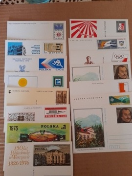 Kartki pocztowe okolicznościowe 1976r. wyprzedaż