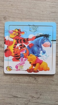 Puzzle Kubuś Puchatek i Przyjaciele, 9 elementów