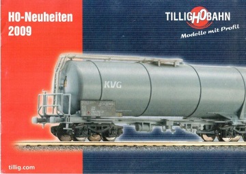 Katalog modeli kolejowych TILLIG Modellbahnen 2009