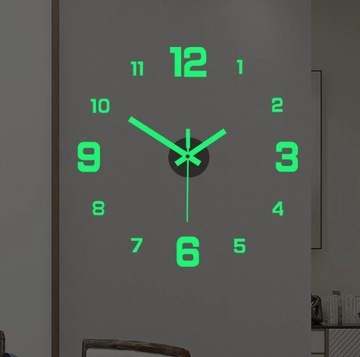 zegar cyfrowy DIY świecący w ciemności 