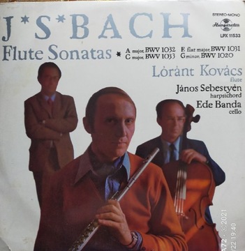 Stara płyta winylowa J.S.Bach