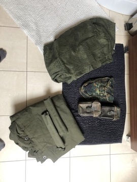 Militaria ładownice pokrowce płachta flecktarn