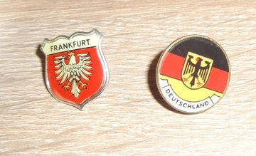 Przypinka wpinka pin badge Niemcy Frankfurt
