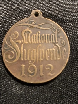 Medal Pruski National Flugspende 1912