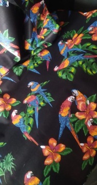 Bawełna pościelowa "Papugi"