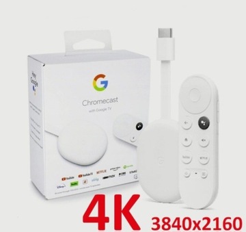 GOOGLE Chromecast 4K +  aplokacja Smart Iptv