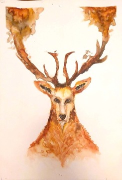 Obraz jelenia