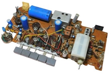 Kondensator powietrzny moduł radia czasów PRL [K1]