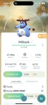 Pokemon GO - Shiny Miltan (wymiana)