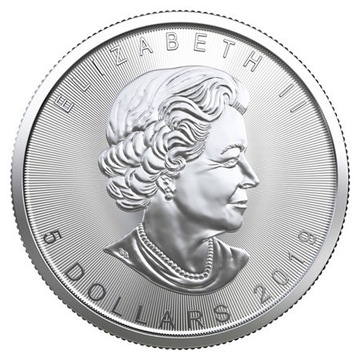 Moneta Srebrna 1oz Kanadyjski Liść Klonu 2020 !