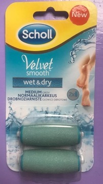 Scholl Velvet Smooth głowice obrotowe wet&dry 2szt