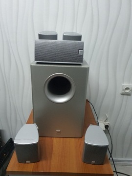 Subwoofer aktywny Canton AS10+satelitki+centralny