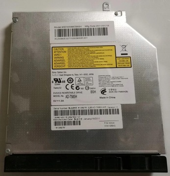 Nagrywarka DVD AD-7585H Acer Aspire 7540G