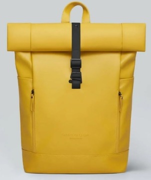 Gaston Luga Rullen żółty muszardowy plecak