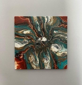 Obraz Mineral Core akryl AV Flow Art 30x30 cm 