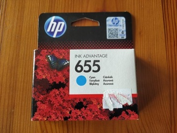 tusz HP 655, oryginał.