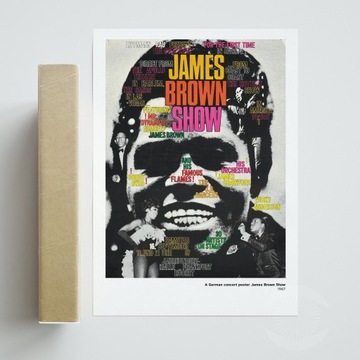 James Brown A German concert plakat Giclee 50x70 