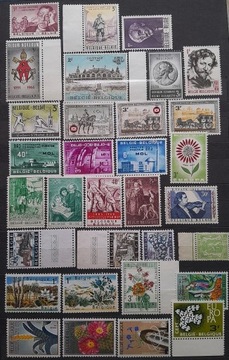 Belgia - znaczki czyste ,bez kleju (opis)