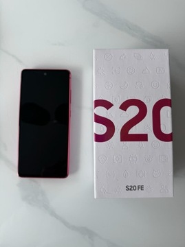 Samsung S20 FE red 128GB bardzo dobry stan 