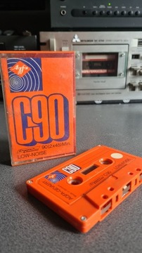 AGFA C90 low-noise - kaseta czysta