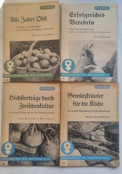 Kleinbucher der Gartenpraxis 4 numery 1941/43