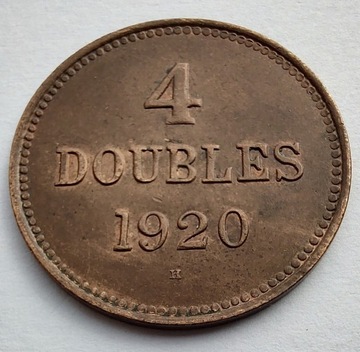 GUERNSEY 4 Doubles 1920 ŁADNA