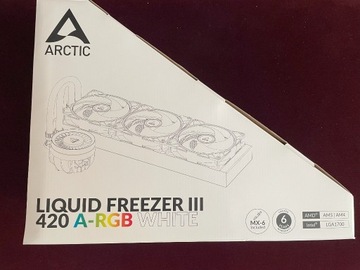 NOWE  Arctic Liquid Freezer III 420 A-RGB White GW