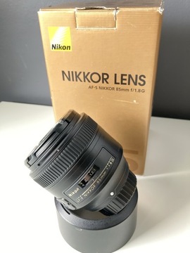 Nikkor AF-S 85mm f/1.8G + filtry