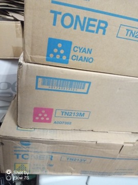 Toner TN213 Konica Minolta c203 c253 oryginał 3szt