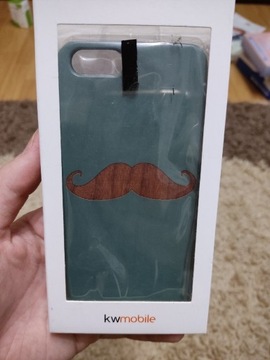 Etui Wood Mustache Apple iPhone 6 / 6S 