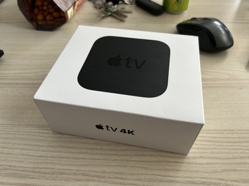 Apple TV 4K (A1842, Gen.4, MQD22MP/A) jak NOWY, kompletny zestaw