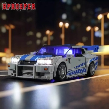 Zestaw świateł Lego Nissan Skyline F&F (brak lego)