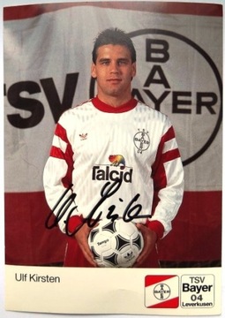 Ulf Kirsten, Bayer Leverkusen, Autograf