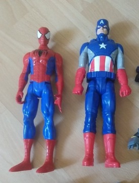 figurki Marvel Hasbro spiderman, kapitan Ameryka