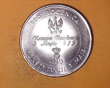 10000 zł 1991 -Konstytucja (około mennicza)