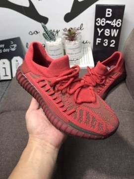 buty damskie czerwone Yeezy Boost 350v2 | 37 1/3