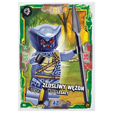 KARTA  NR 96  LEGO NINJAGO seria 7 SEABOUND