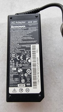  Zasilacz LENOVO 65W 20V 3.25A - oryginał PROMOCJA