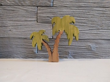 Figurka z drewna ; Drzewko z drewna ; Palma