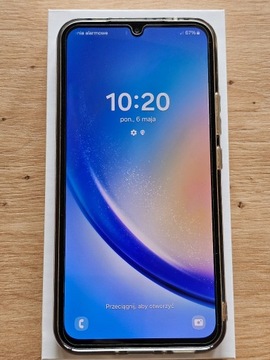 Samsung Galaxy A34 8/256 Czarny Na Gwarancji+Etui