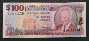 Barbados 100 dolars 2007 UNC 