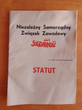 Statut NSZZ Solidarność 1980