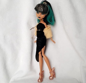 Lalka Monster High Cleo de Nile custom wieczorowa