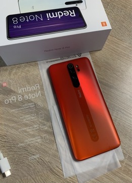 Smartfon XIAOMI Redmi Note 8 Pro Coral Orange 6GB RAM 128 GB ROM