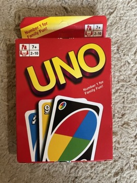 Karty gra dla dzieci Uno card game