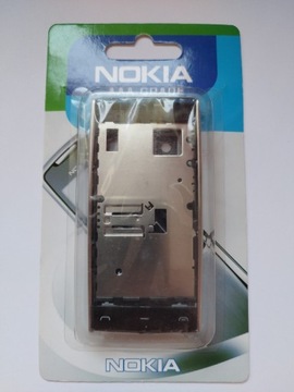 Obudowa kompletna Nokia X6-00 srebrny + klawiatura