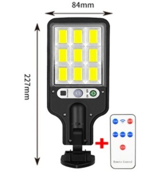 Energooszczędna, zewnętrzna lampa solarna