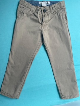 Bezowe spodnie H&M r.98