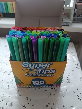 Pisaki flamastry markery 100 sztuk crayola 