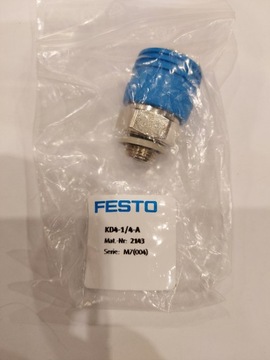  FESTO KD4-1/4-A szybkozłączka nr kat 2143